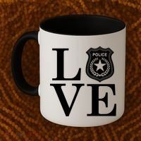 Love The Police Coffee Mug thumb 2