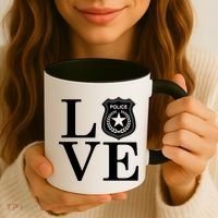 Love The Police Coffee Mug thumb 3