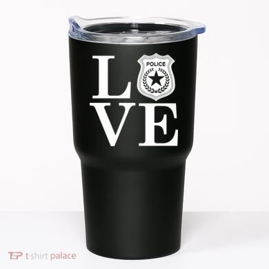 Love The Police Tumbler