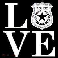 Love The Police Ornament thumb 1