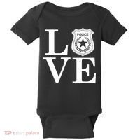 Love The Police Baby Bodysuit thumb 0