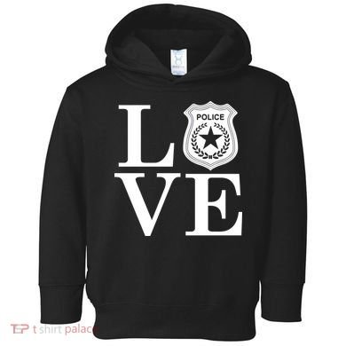 Love The Police Toddler Hoodie