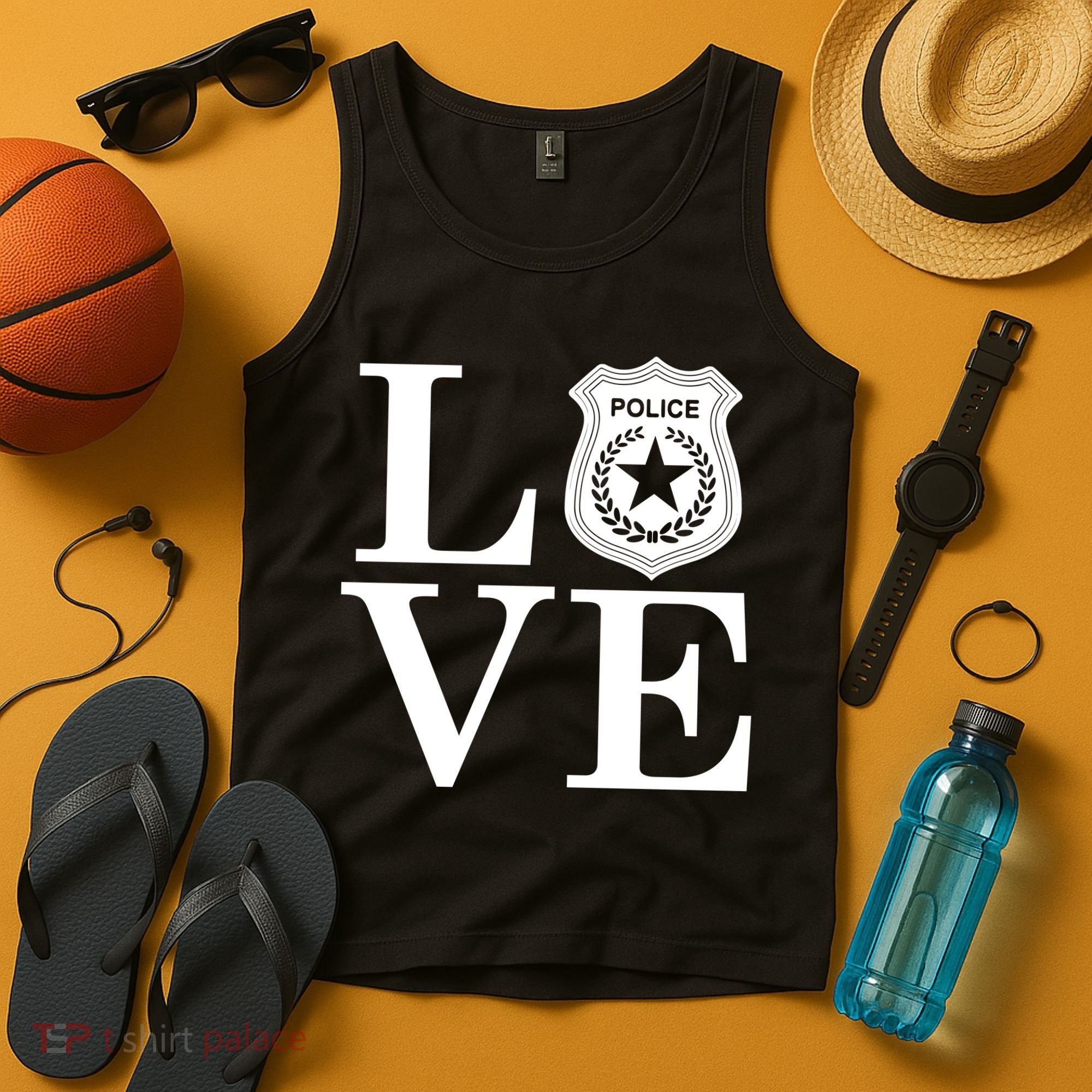 Love The Police Tank Top
