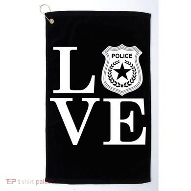 Love The Police Golf Towel