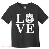 Love The Police Toddler T-Shirt thumb 0