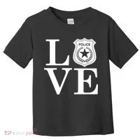 Love The Police Toddler T-Shirt thumb 0