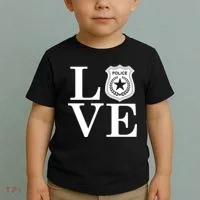 Love The Police Toddler T-Shirt thumb 2