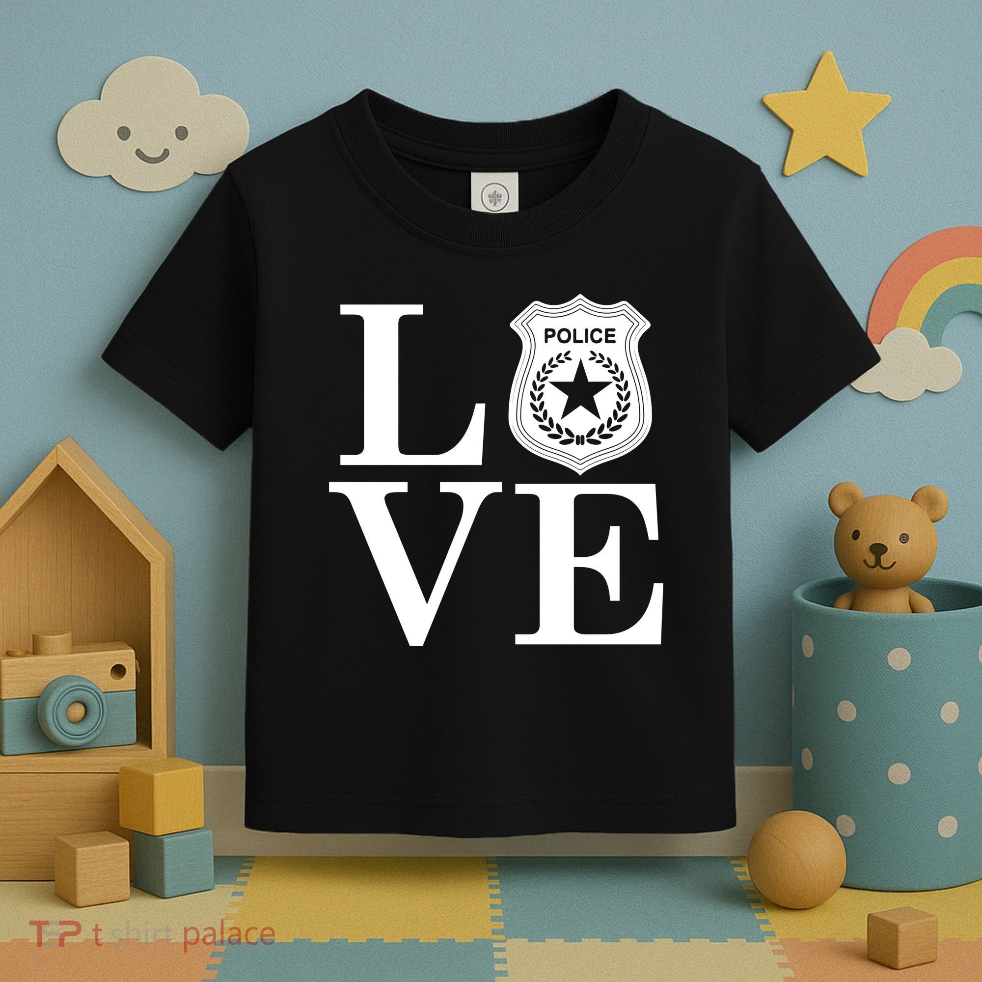Love The Police Toddler T-Shirt