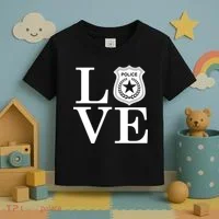 Love The Police Toddler T-Shirt thumb 3