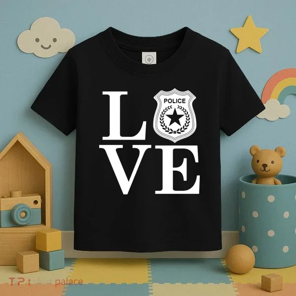Love The Police Toddler T-Shirt