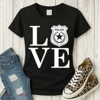 Love The Police Women's T-Shirt thumb 3