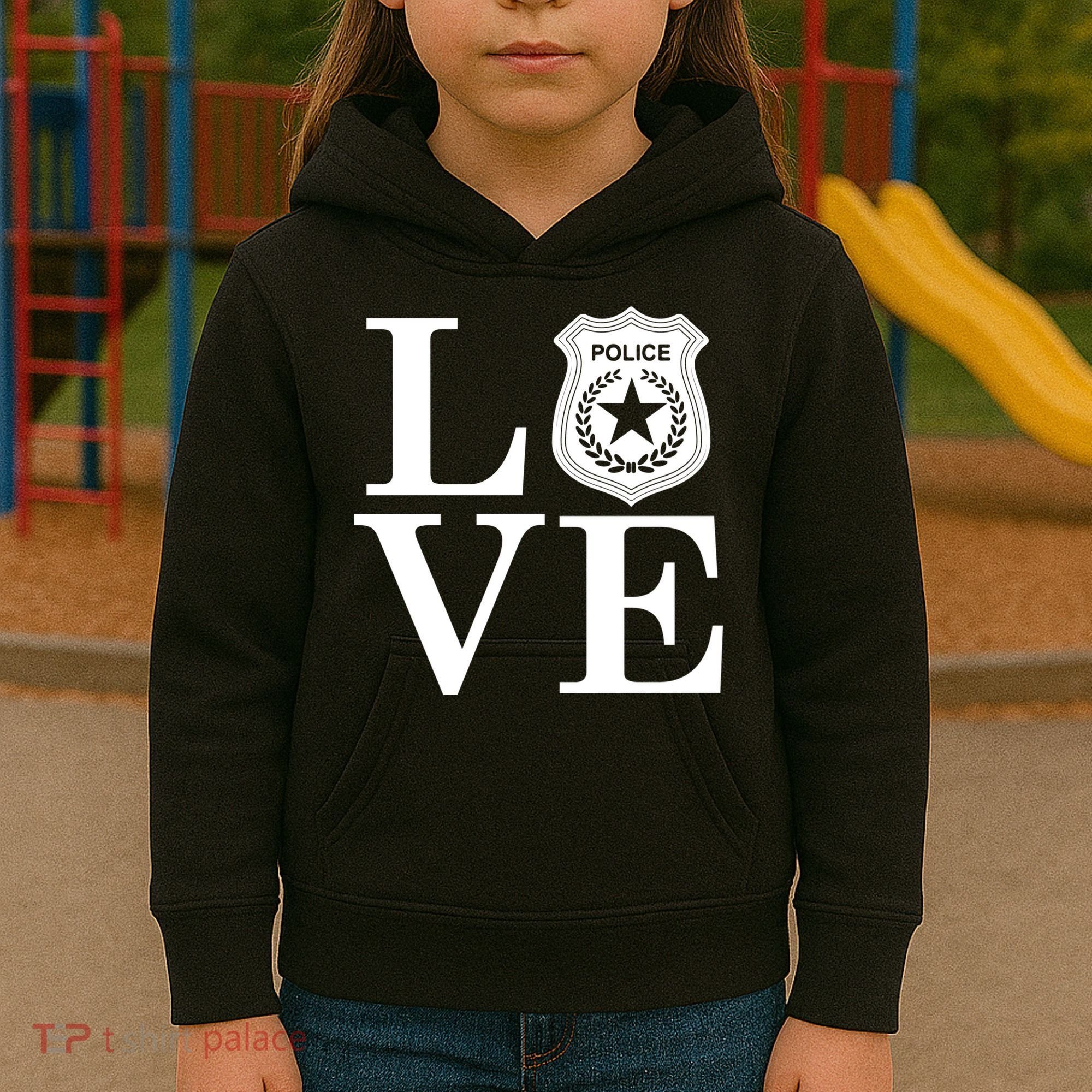 Love The Police Kids Hoodie