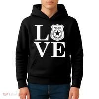 Love The Police Kids Hoodie thumb 4