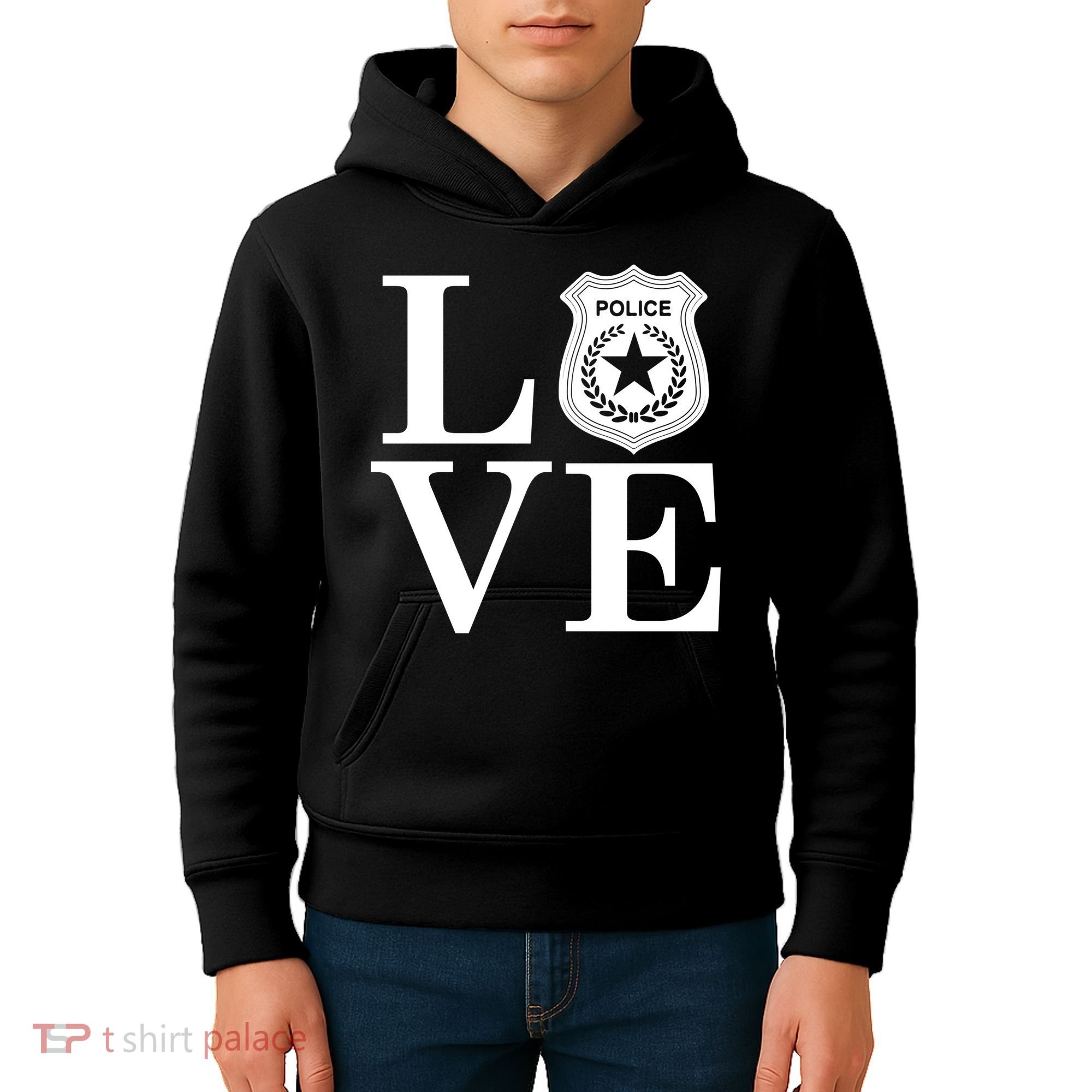 Love The Police Kids Hoodie