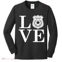Love The Police Kids Long Sleeve Shirt thumb 0
