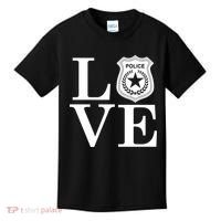 Love The Police Kids T-Shirt thumb 0