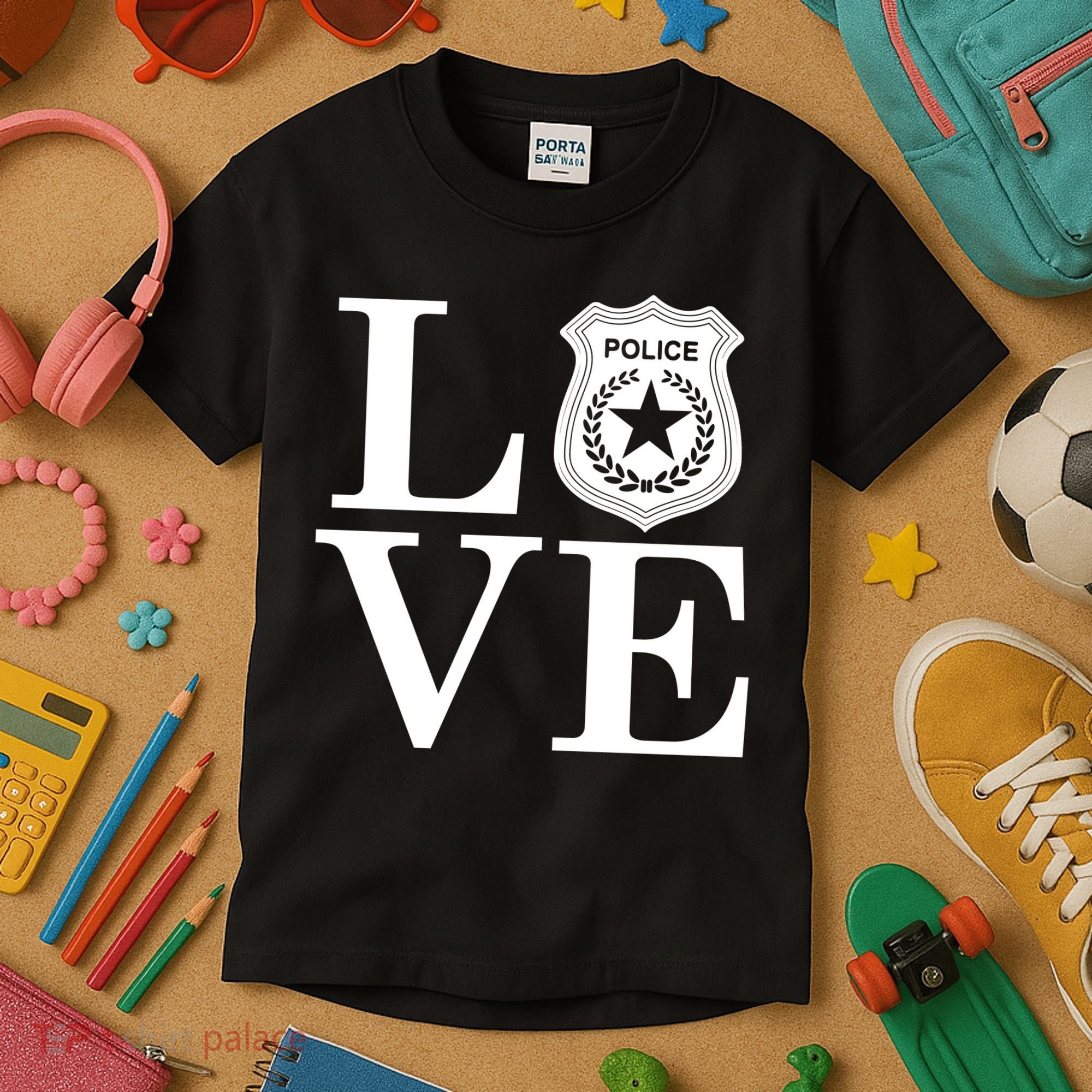 Love The Police Kids T-Shirt