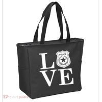 Love The Police Tote Bag thumb 2