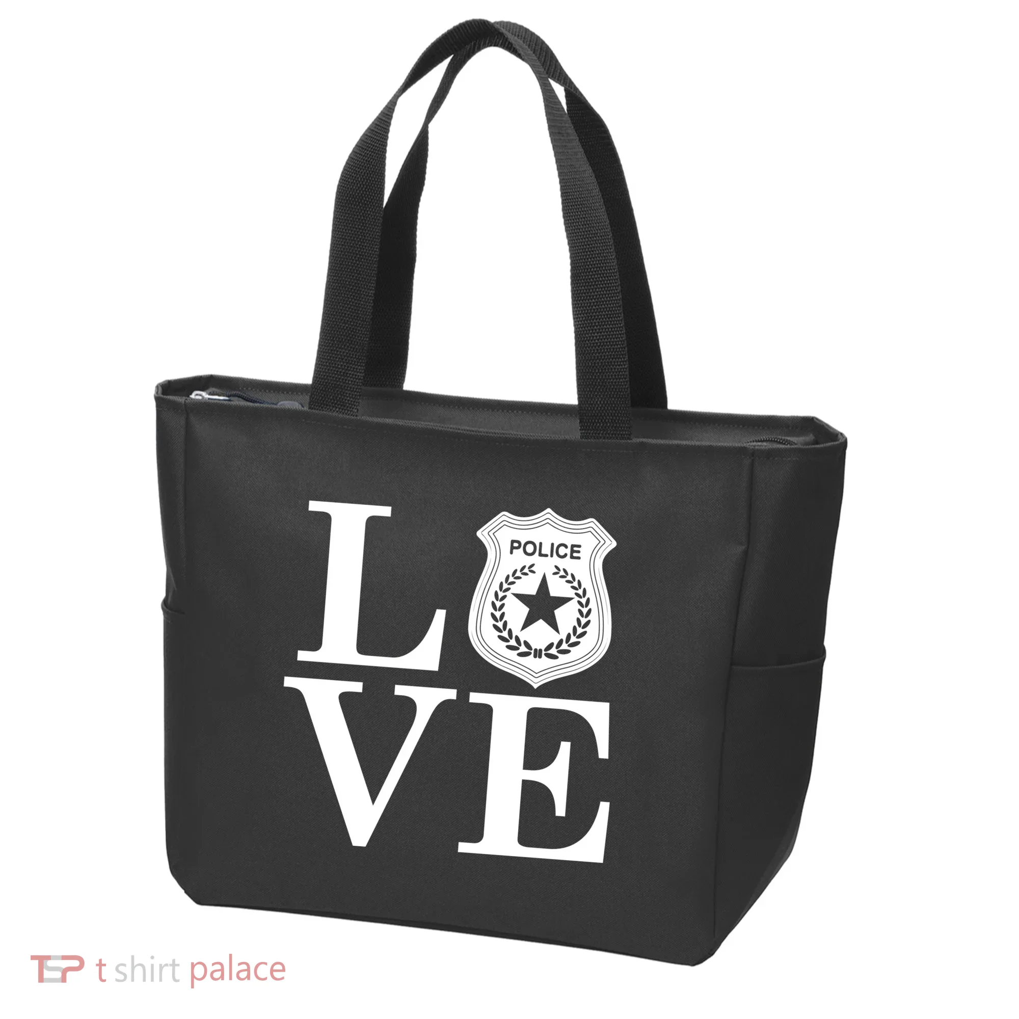 Love The Police Tote Bag