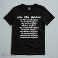 Love Thy Neighbor Equals T-Shirt thumb 5