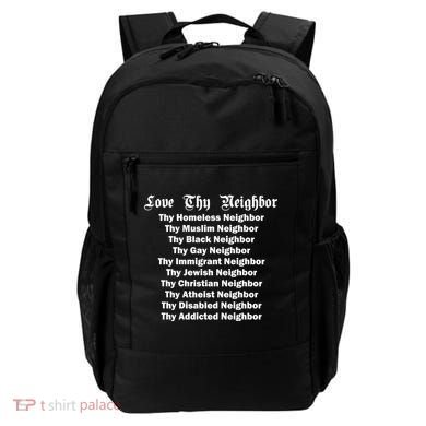 Love Thy Neighbor Equals Backpack