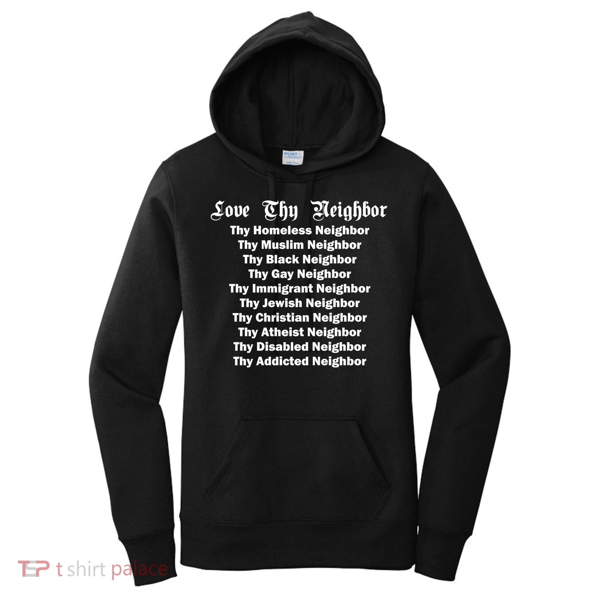 Love Thy Neighbor Equals Women's Hoodie