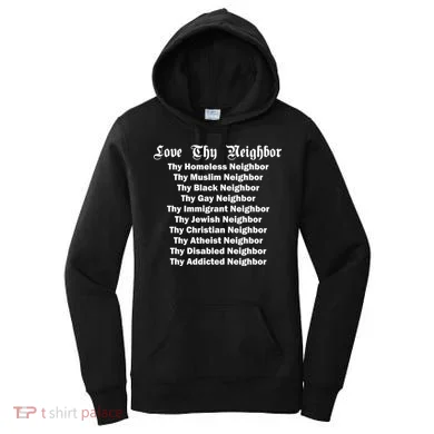 Love Thy Neighbor Equals Women's Hoodie