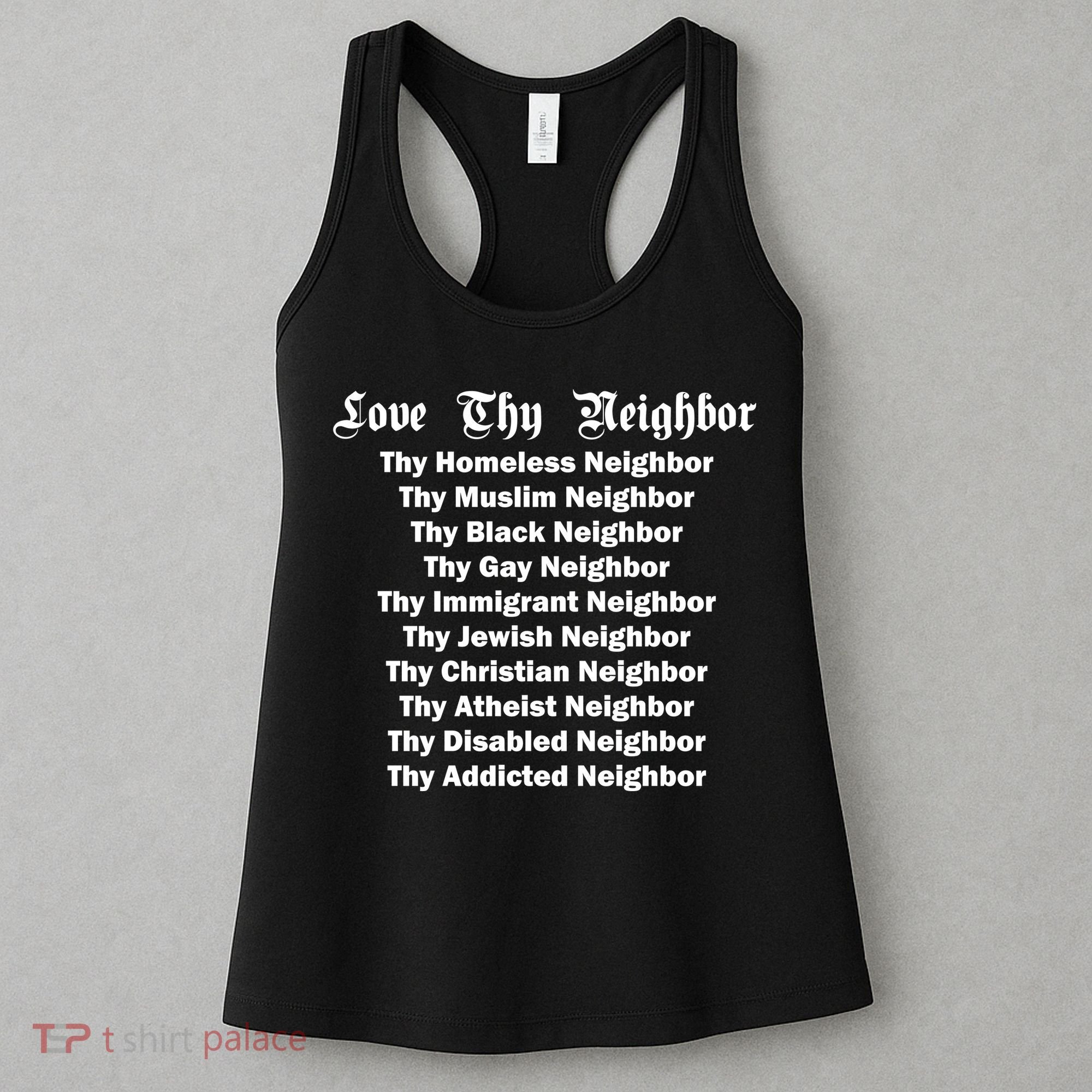 Love Thy Neighbor Equals Women's Tank Top
