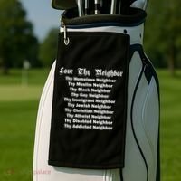 Love Thy Neighbor Equals Golf Towel thumb 2