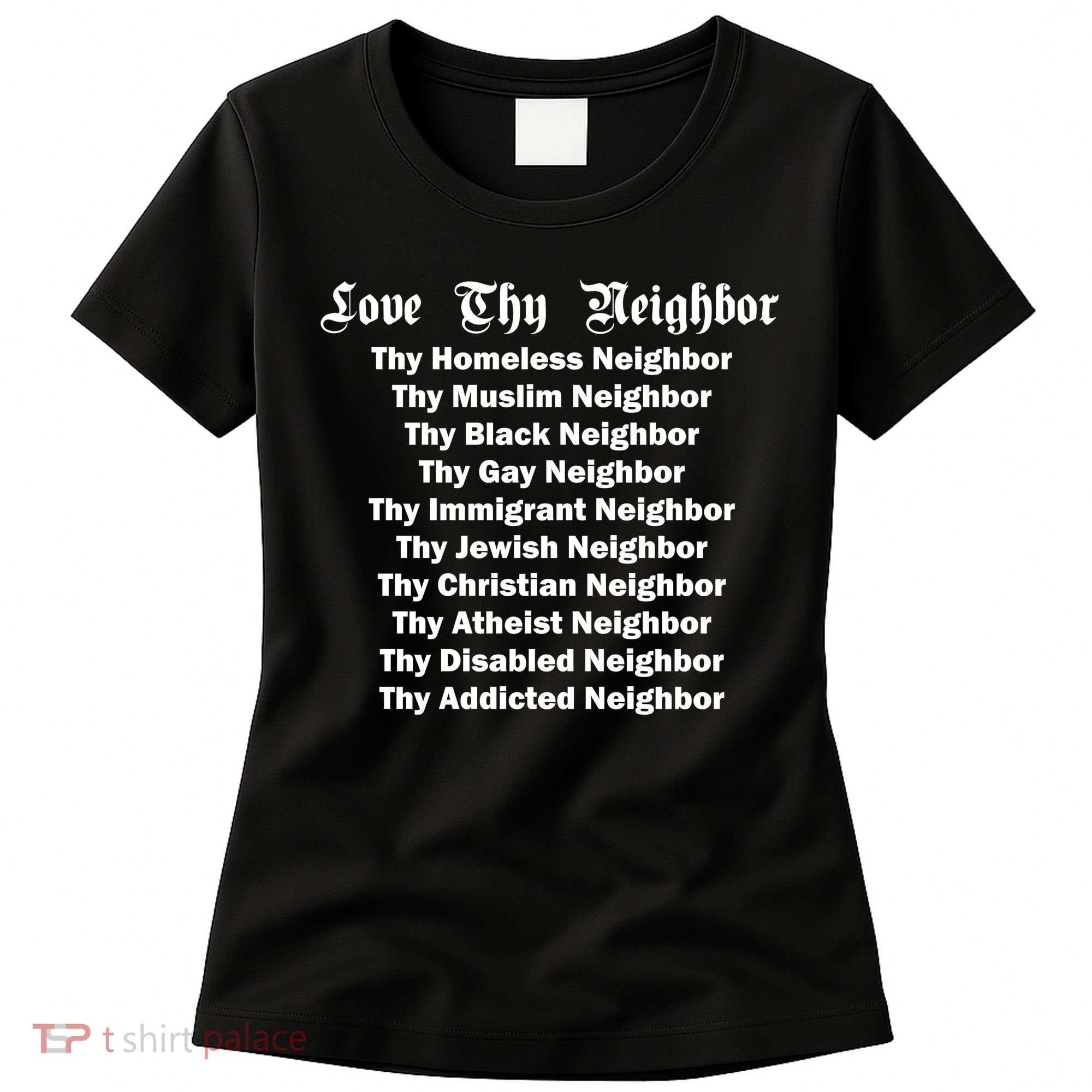 Love Thy Neighbor Equals Women's T-Shirt