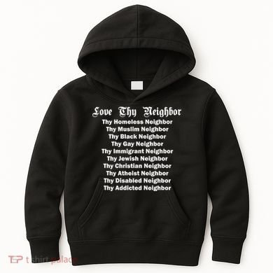 Love Thy Neighbor Equals Kids Hoodie
