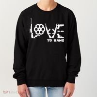 Love To Bang Funny Gun Bullets Women's Sweatshirt thumb 0