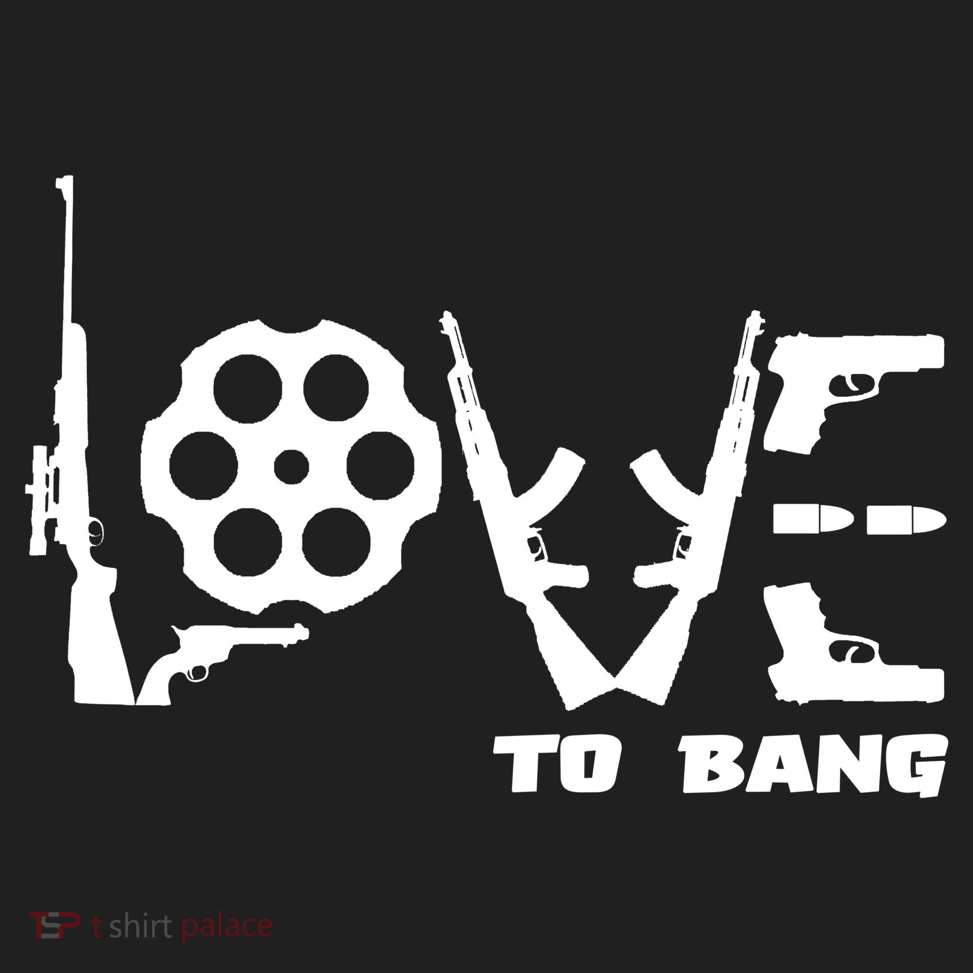 Love To Bang Funny Gun Bullets Women's Sweatshirt