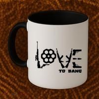 Love To Bang Funny Gun Bullets Coffee Mug thumb 2