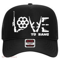 Love To Bang Funny Gun Bullets Hat thumb 0