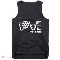 Love To Bang Funny Gun Bullets Tank Top thumb 0