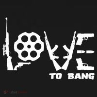 Love To Bang Funny Gun Bullets Women's Long Sleeve Shirt thumb 2