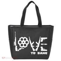 Love To Bang Funny Gun Bullets Tote Bag thumb 0