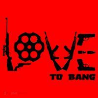 Love To Bang Funny Gun Bullets Santa Hat thumb 1