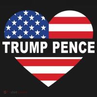 Love Trump Pence USA Heart Backpack thumb 2