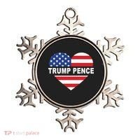 Love Trump Pence USA Heart Ornament thumb 0