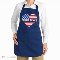 Love Trump Pence USA Heart Apron thumb 2