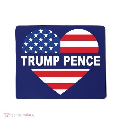 Love Trump Pence USA Heart Mousepad