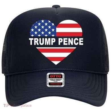 Love Trump Pence USA Heart Hat