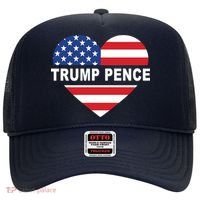 Love Trump Pence USA Heart Hat thumb 0