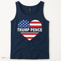 Love Trump Pence USA Heart Tank Top thumb 2