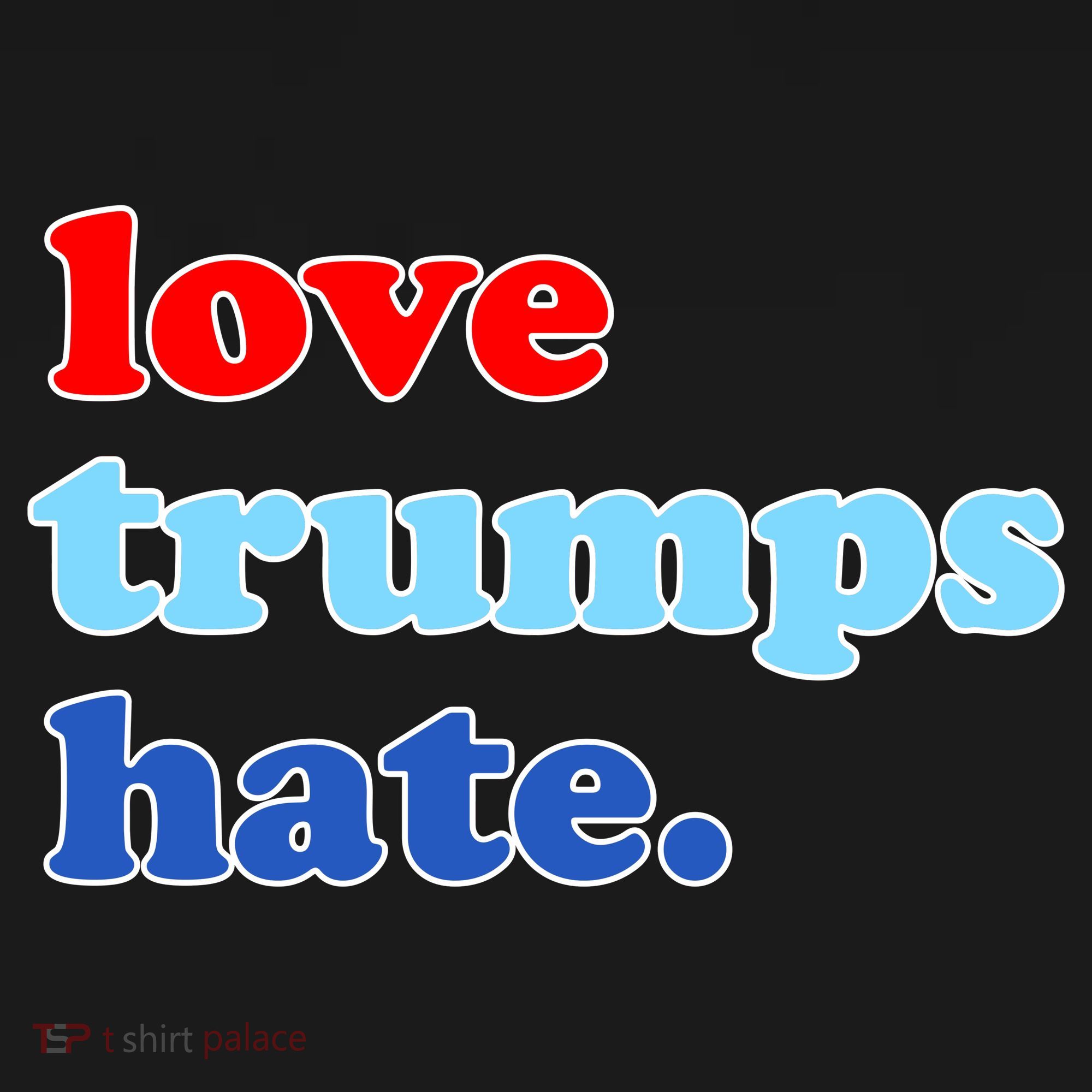 Love Trumps Hate. Anti-Trump Not My President Tote Bag