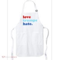 Love Trumps Hate. Anti-Trump Not My President Apron thumb 0
