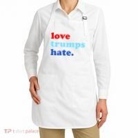 Love Trumps Hate. Anti-Trump Not My President Apron thumb 2