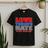 Love Trumps Hate Anti Trump Impeach Not My President T-Shirt thumb 2